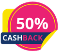 50% Cashback
